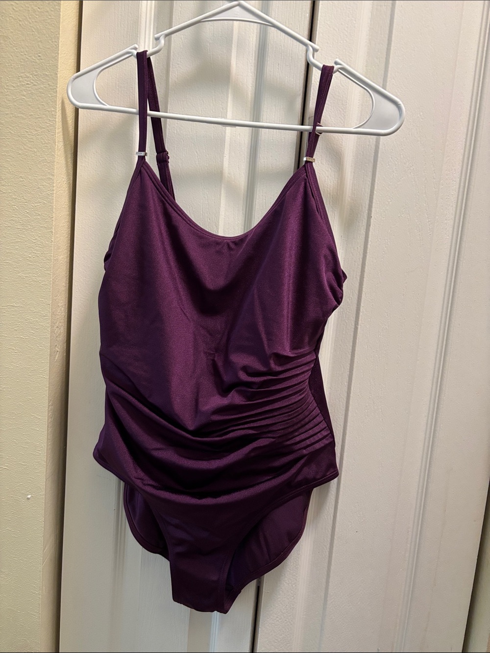 Calvin Klein Plum One-Piece Swimsuit
